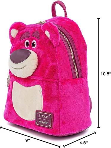 Vista 6 de Loungefly Disney Pixar Lotso Cosplay - Bolso de hombro con doble correa para mujer, Multi