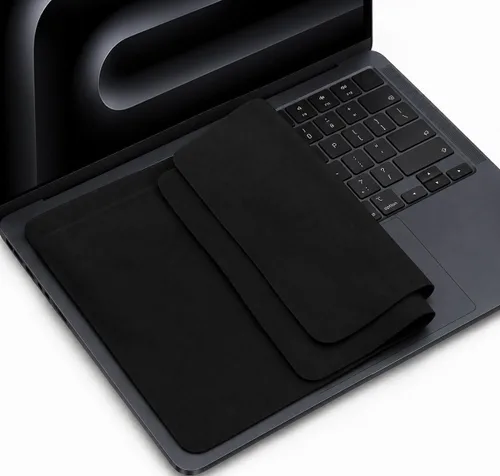 Vista 18 de 2PCS microfibra Liner paño de limpieza de impresión de protección para 13 Negro (paquete de 2)