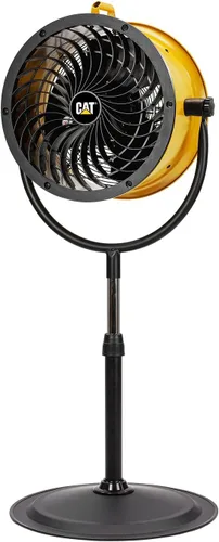 Vista 12 de CAT ventiladores - Ventilador de tambor de alta velocidad de 14 pulgadas de alta velocidad de alta resistencia de grado industrial (negro, 2 en 1)