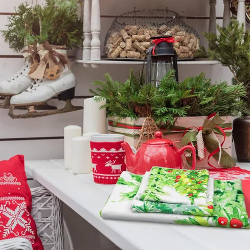Vista 7 de Preboun Juego de 3 toallas de baño de árboles de Navidad, toallas de mano ligeras de Navidad, toallas de baño de árbol verde de invierno, toallas
