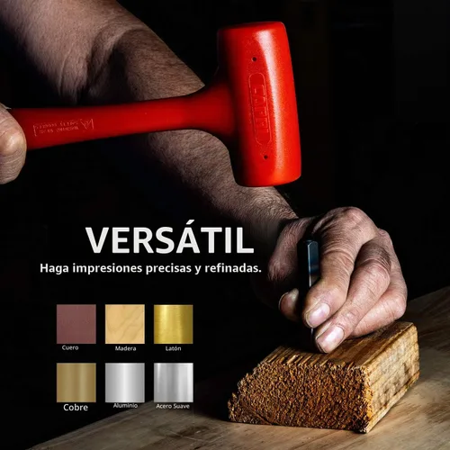 Vista 3 de Capri Tools Juego profesional de sellos de letras y números de 1/4 pulgadas, 36 piezas