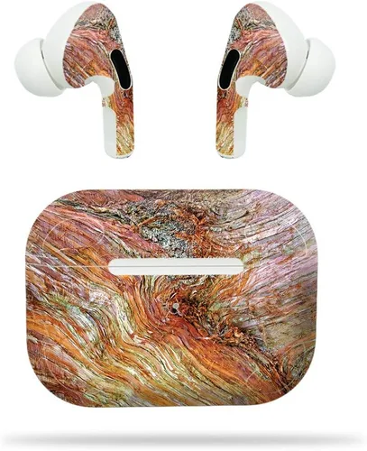 Vista 5 de MightySkins - Compatible con Apple Airpods Pro - Pared negra Funda protectora de vinilo duradera y única Fácil de aplicar, quitar y cambiar