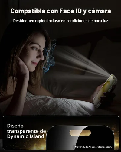 Vista 3 de UNBREAKcable Protector de pantalla de privacidad para iPhone 15-3 Pack