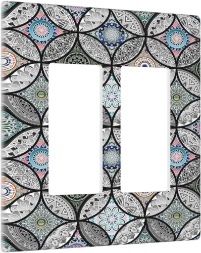 Vista 39 de Cubiertas Decorativas para Placas de Interruptor Diente de León Azul Rústico Citas Inspiradoras Casa de Campo Tablón de Madera Gris 1 Gang Cubierta