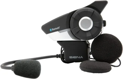 Vista 2 de Sena 20S EVO Sistema de Comunicación de Auriculares Bluetooth para Motocicleta con Altavoces HD, Juego Doble