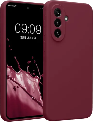 Vista 137 de kwmobile Funda compatible con Samsung Galaxy A13 4G - Funda delgada de silicona TPU - Acabado suave al tacto - Amarillo radiante