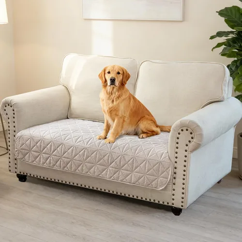 Vista 11 de Ameritex Funda de sofá impermeable para asientos, funda de sofá para perros, funda de sofá para mascotas, funda de terciopelo para silla, sofá