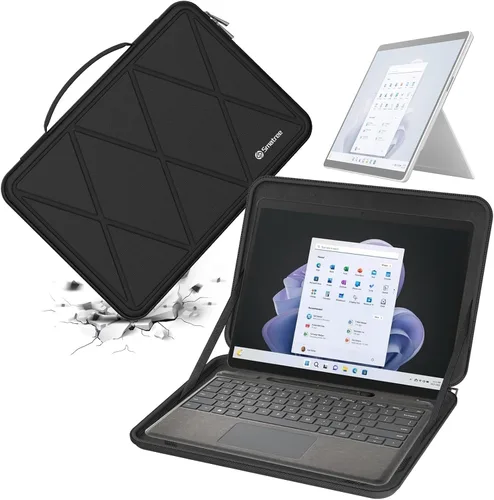 Vista 11 de Smatree Funda protectora dura EVA para Microsoft Surface 6/5/4/3 de 15 Serie X - Negro