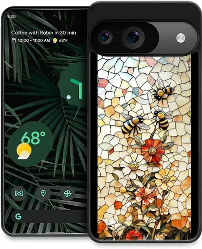 Vista 89 de Compatible con Google Pixel 4A 5G Mobile Case Creative Acrylic Back Panel Silicona Edge Case Slim Protección Especialmente para Google Pixel 4A 5G