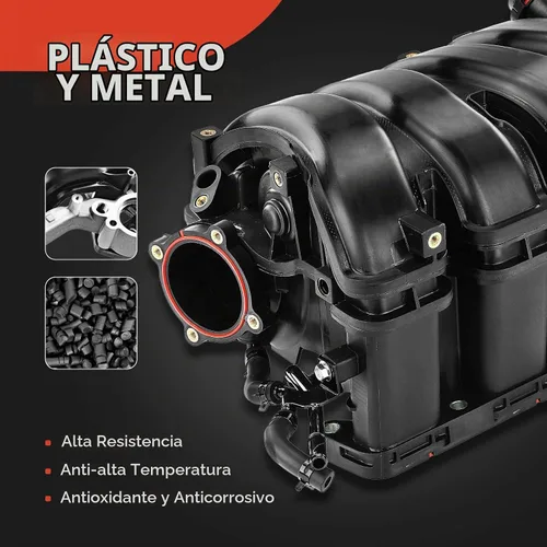 Vista 2 de A-Premium Colector de admisión del motor compatible con Hyundai Santa Fe