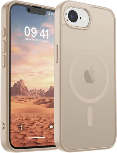 Vista 125 de SUPFINE Funda magnética para iPhone SE 2022 (3ª)/2020 (2ª), iPhone 8 (compatible con MagSafe) (protección contra caídas de grado militar), funda