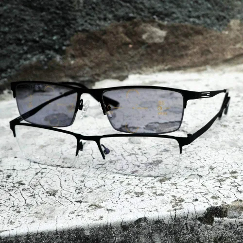 Vista 9 de Gafas de lectura fotocromáticas progresivas multifoco para hombre
