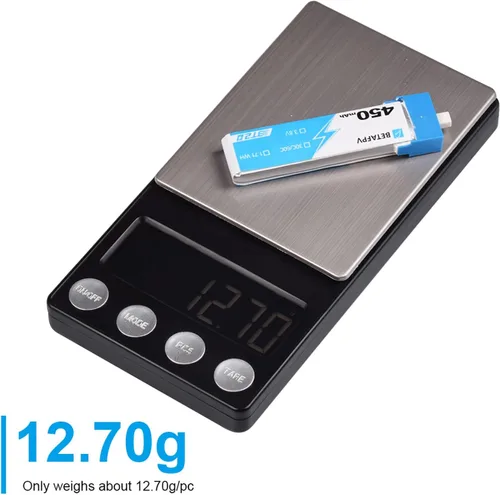 Vista 4 de BETAFPV 4 piezas BT2.0 450mAh 1S Batería 3.8V 30C/60C Lipo con conector BT2.0 compatible con 1S Tiny Whoop Drone Quadcopter como Meteor75, Cetus Pro