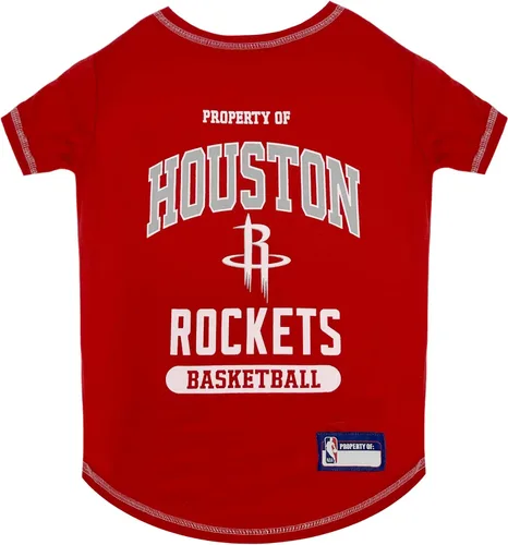 Vista 12 de Pets First Sudaderas con capucha y camiseta con licencia de la NBA para perros y gatos, Miami Heat, S