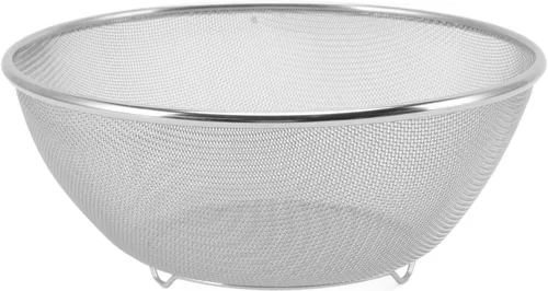 Vista 6 de Colador de pasta, colador de arroz de acero inoxidable 304 para uso doméstico con 0.079 in, para lavar verduras, frutas y arroz y para escurrir