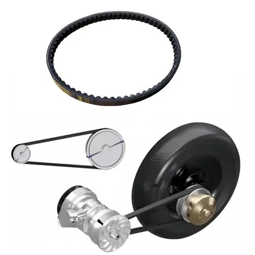 Vista 6 de 729 17.5 Cinturón para 49cc50cc Scooter Motor Correa de transmisión chino Scooter ciclomotor ATV Go Kart 139QMM (729 17.5)