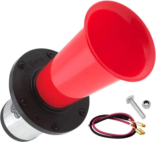 Vista 7 de Vixen Horns Fuerte Ahooga OOGA Bocina de aire similar a Antique Vintage Classic Old Car Negro VXH1002B