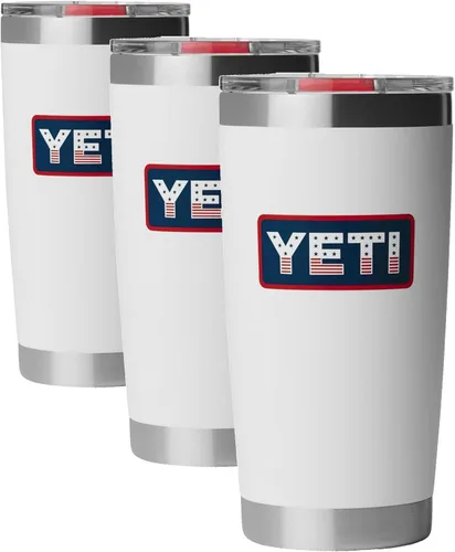Vista 14 de YETI Rambler - Vaso de acero inoxidable con aislamiento al vacío de 20 onzas con tapa MagSlider Verde mar