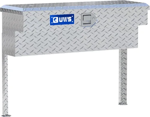 Vista 6 de UWS EC30071 Caja de herramientas para camión lateral de aluminio de 36 pulgadas de pared gruesa, con tapa RigidCore