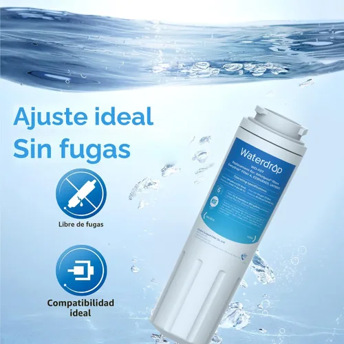 Vista 6 de Waterdrop Filtro de agua para refrigerador UKF8001 4, paquete de 3