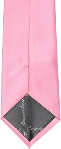 Vista 342 de tiemart Corbata de color sólido para hombre Longitud estándar