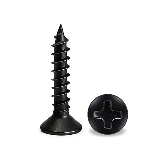 Vista 14 de Tornillos de madera M3 de 1-5/8 pulgadas, tornillos de madera cortos, tornillos pequeños de cabeza plana, tornillos autorroscantes para paneles