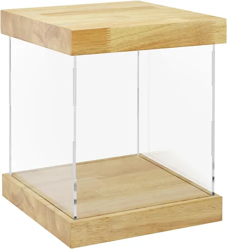 Vista 36 de Vitrina de acrílico transparente para trofeos, coleccionables, caja de exhibición de cubo de montaje, soporte de protección a prueba de polvo