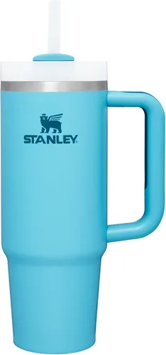 Vista 162 de STANLEY Quencher H2.0 - Vaso con asa y pajilla, 64 onzas, tapa Flowstate de 3 posiciones, gran capacidad para viajes y deportes, vaso de acero Crema
