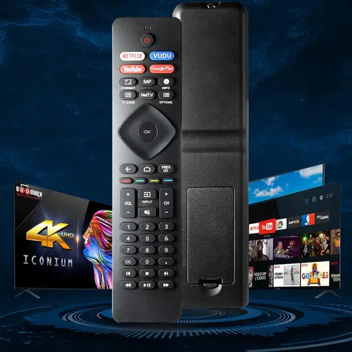 Vista 7 de NH800UP RF402A-V14TV Reemplazo de control remoto compatible con todos los televisores LED inteligentes Philips Android 4K Ultra HD LED Smart LED