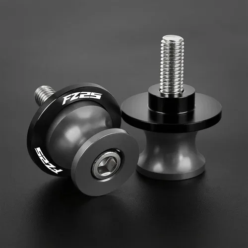 Vista 8 de TOKAC Tornillos de soporte para Yamaha FZ25 FZ25 F Z25 2017 2018 2019 2020, accesorios de motocicleta, carretes de basculante de aluminio CNC, Negro