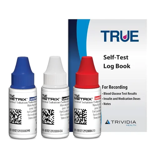 Vista 9 de True Metrix Solución de control Nivel 1, 3 mL Solution for Use with TRUE METRIX Blood Glucose Test Strips and Meter, Use to Confirm Glucose