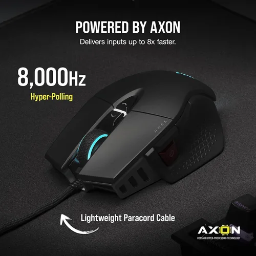 Vista 3 de CORSAIR Ratón para juegos M65 RGB Ultra, FPS sintonizable (renovado)