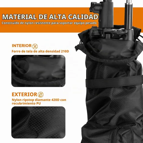 Vista 4 de Estuche de transporte para soportes de luz de fondo, bolsa