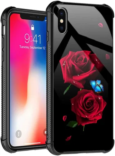 Vista 173 de Funda compatible con iPhone 8, a prueba de golpes, antiarañazos, bandera de ciervos de cola blanca de grano de madera estadounidense