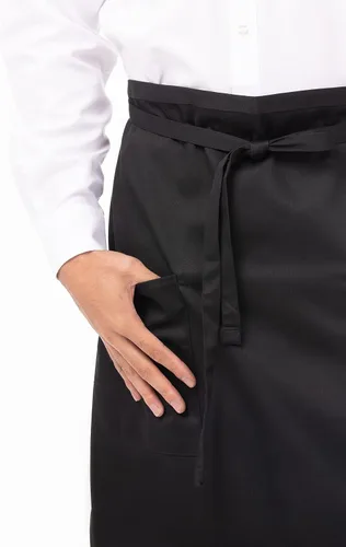 Vista 3 de Chef Works Unisex Two Pocket Bistro Apron