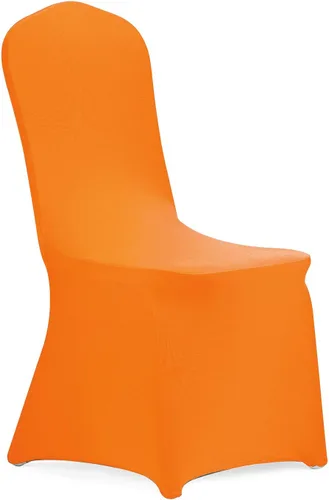 Vista 29 de Peomeise - 6 piezas de funda elástica de elastano para sillas, para bodas, fiestas, banquetes y eventos (negro, 6)