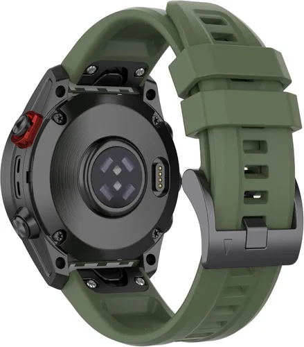 Vista 13 de REYDA Correa de silicona compatible con Garmin Fenix 8 Pro 1.850 in/8 1.850 in/E 1.850 in, 0.866 in, correa de reloj de ajuste rápido de silicona