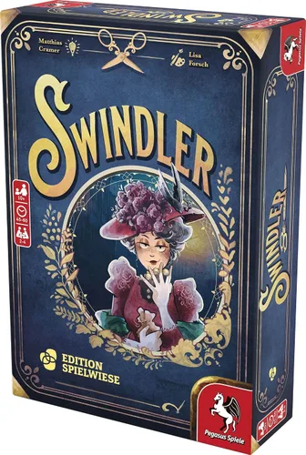 Vista 2 de Swindler – Juego de mesa de Pegasus Spiele – 2 – 4 jugadores – 45 – 60 minutos de juego – Juegos para la noche de juegos – Adolescentes y adultos a