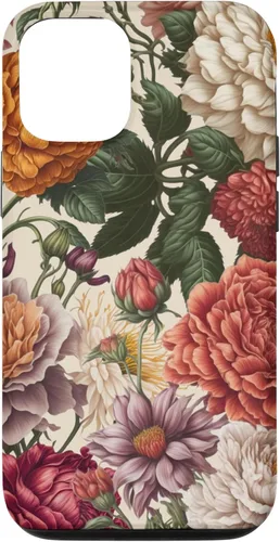 Vista 28 de Cute Flowers Vintage Botanical Floral Illustration Women Case for iPhone 17