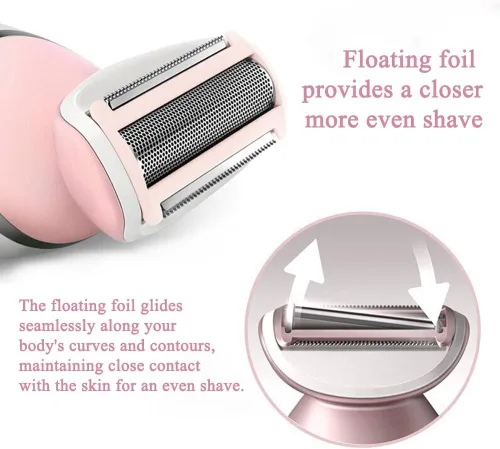 Vista 4 de Cabezal de repuesto BRL130 para afeitadora Philips SatinShave Advanced BRL140 Ladyshave - Lámina de repuesto para afeitadora y cortadora