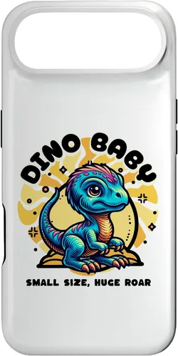 Vista 27 de Cute Dino Baby Cartoon Illustration for Kids Case for iPhone 17