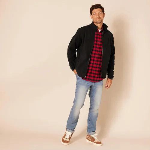 Vista 5 de Tienda Essentials - Chaqueta de vellón con cremallera completa para hombre (disponible en tallas para personas grandes y altas)