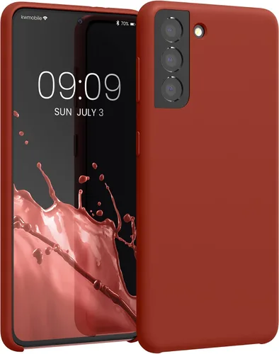 Vista 272 de kwmobile Funda compatible con Samsung Galaxy S9 - Funda de silicona TPU con acabado suave - Blue Reef