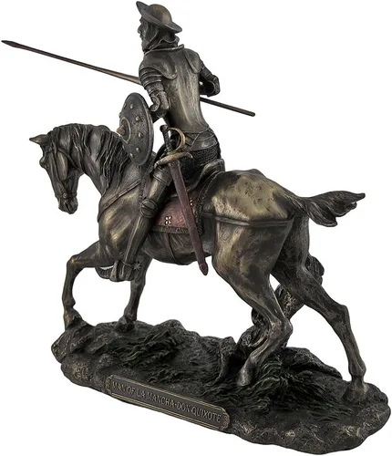 Vista 2 de Things2Die4 Don Quijote Corcel con Lanza Figura
