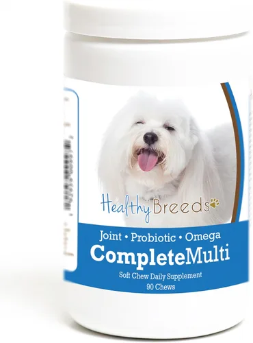 Vista 144 de Healthy Breeds Affenpinscher todo en uno multivitamínico suave masticable 60