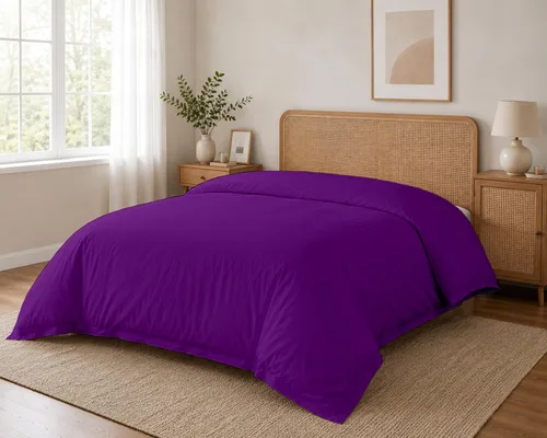 Vista 9 de SLEEP-NEST Funda de edredón individual de 68 x 90 pulgadas, 1 pieza, 100% algodón, suave y transpirable, ropa de cama individual, cierre