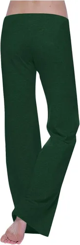 Vista 6 de Pantalones de yoga con corte de bota para mujer, con bolsillos de carga, elásticos, pantalones palazzo, pantalones largos y anchos para entrenamiento