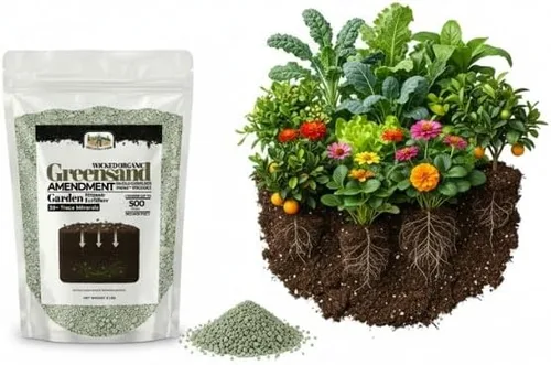 Vista 3 de Old Cobblers Farm Greensand Fertilizante para suelo, césped, jardines, árboles, arbustos, plantas en contenedores, mejoramiento de suelo orgánico