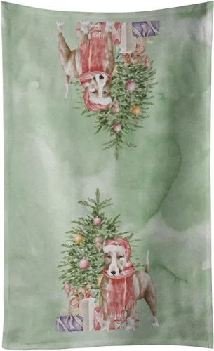 Vista 9 de Caroline's Treasures Toalla de cocina Christmas English Bulldog #2, 15 X 28, multicolor