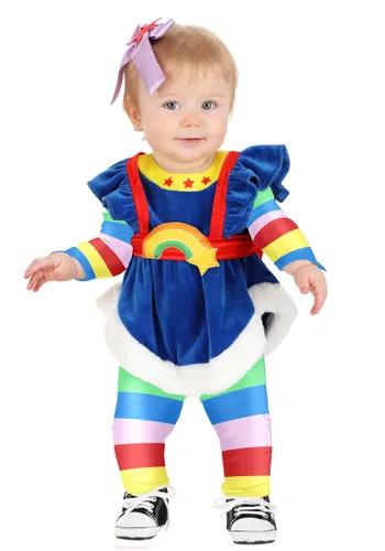 Vista 3 de Disfraz de Rainbow Brite para bebés Multicolor